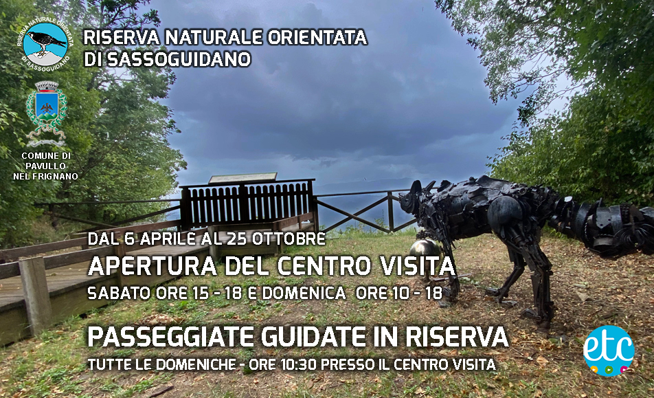 APERTURA CENTRO VISITA RISERVA DI SASSOGUIDANO